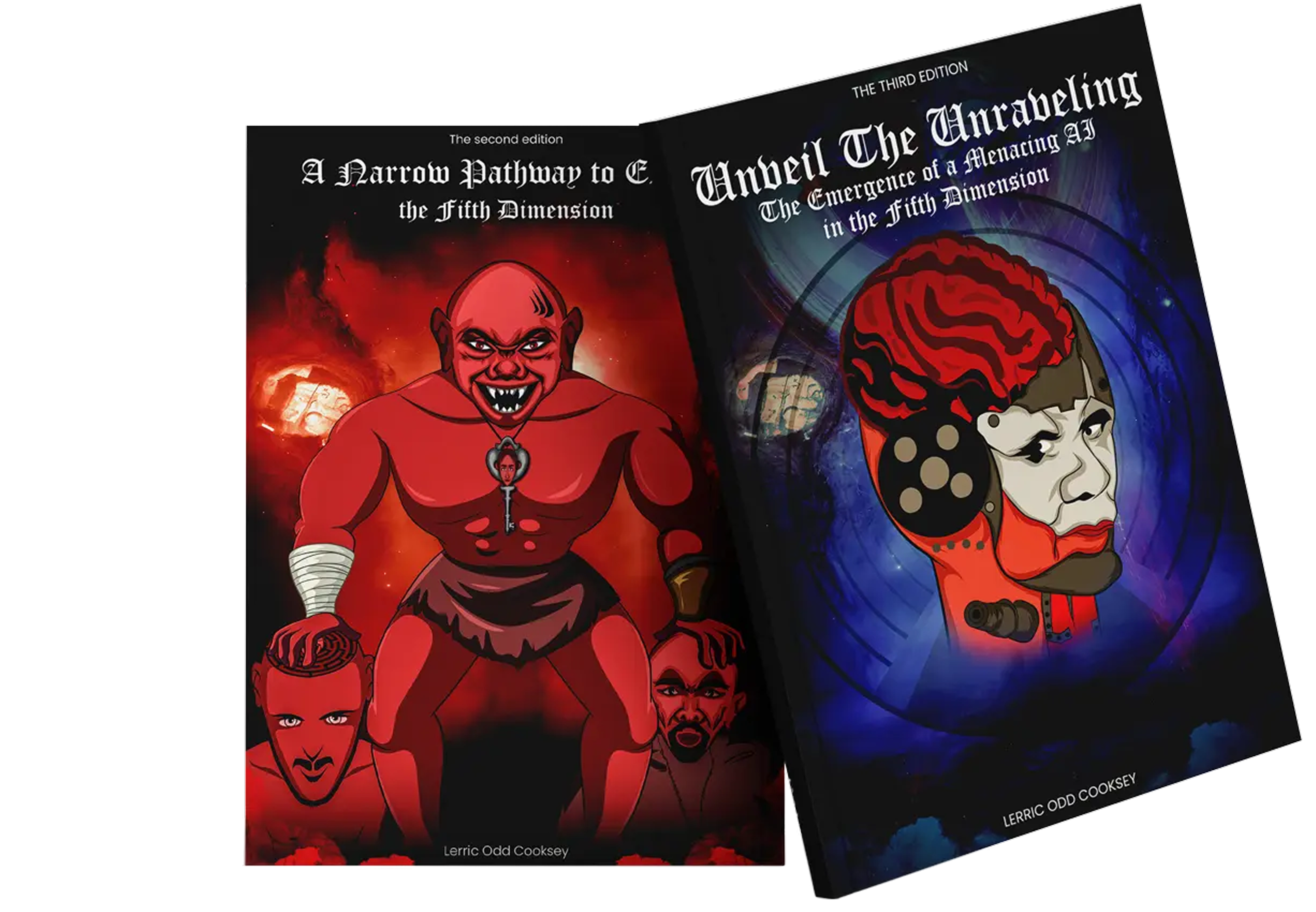 Two ebook covers created by AMZ United Press